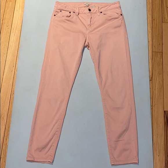 Women’s  J.Crew Pink Mid Rise Skinny Pants 27 - Picture 10 of 10